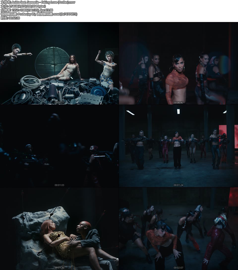 [PR] Anitta feat. Saweetie – Faking Love (官方MV) [ProRes] [1080P 4.54G]ProRes、欧美MV、高清MV2