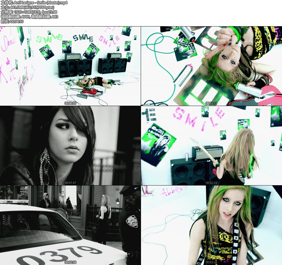 Avril Lavigne – Smile (官方MV) [Master] [1080P 441M]Master、欧美MV、高清MV2