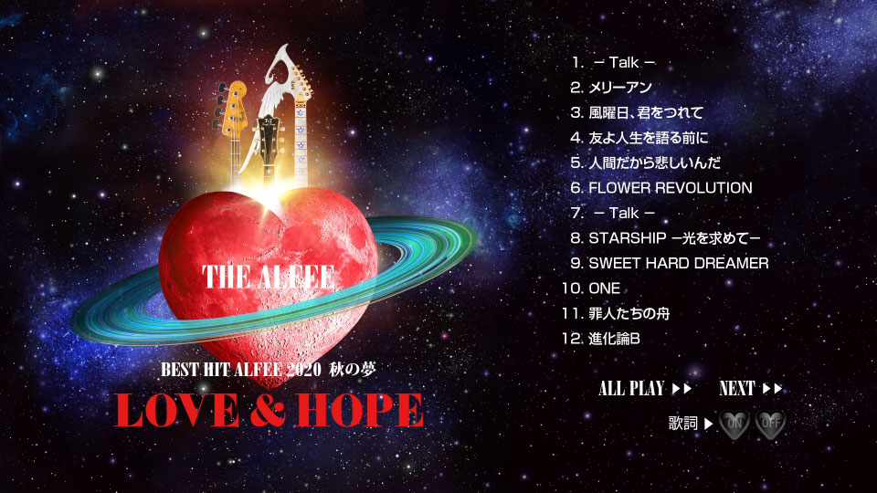 THE ALFEE – BEST HIT ALFEE 2020-2021 LOVE & HOPE 秋の夢 冬の夢 (2021) 1080P蓝光原盘 [2BD BDISO 65.1G]Blu-ray、日本演唱会、蓝光演唱会12