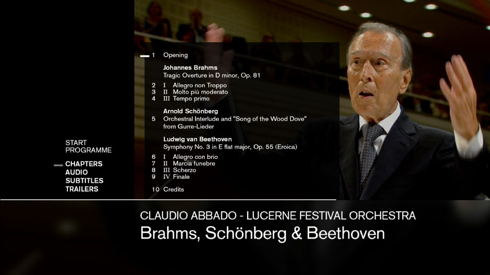 克劳迪奥·阿巴多 勃拉姆斯勋伯格与贝多芬 Claudio Abbado Conducts Brahms, Schoenberg & Beethoven (2013) 1080P蓝光原盘 [BDMV 21.3G]Blu-ray、古典音乐会、蓝光演唱会12