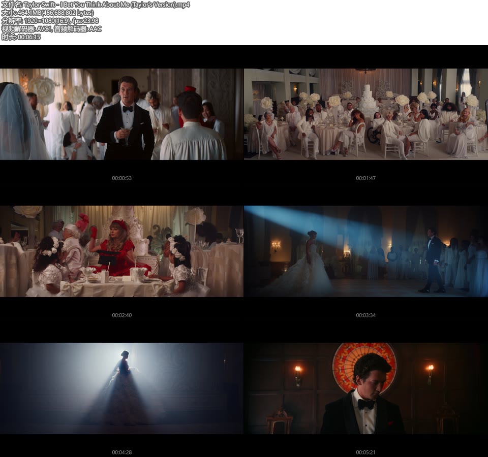 Taylor Swift – I Bet You Think About Me (Taylor′s Version) (官方MV) [1080P 464M]WEB、欧美MV、高清MV2