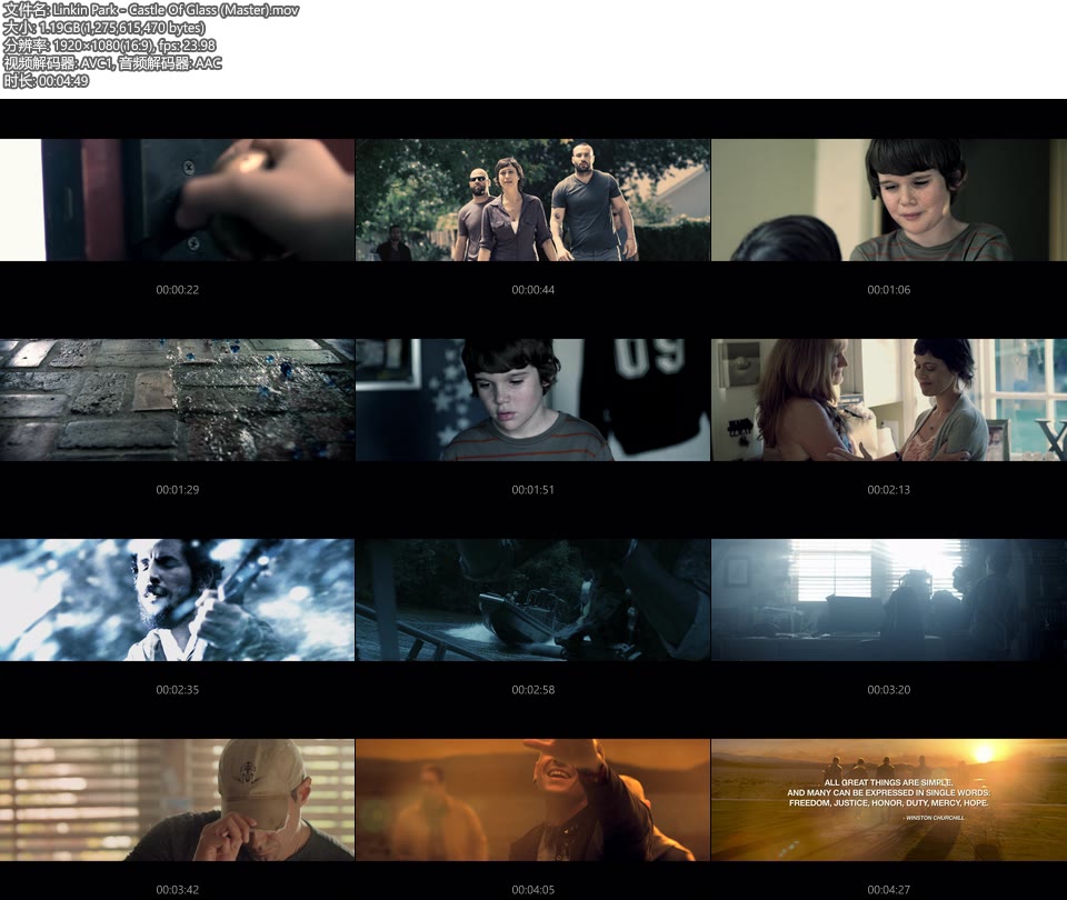 Linkin Park – Castle Of Glass (官方MV) [Master] [1080P 1.19G]Master、欧美MV、高清MV2
