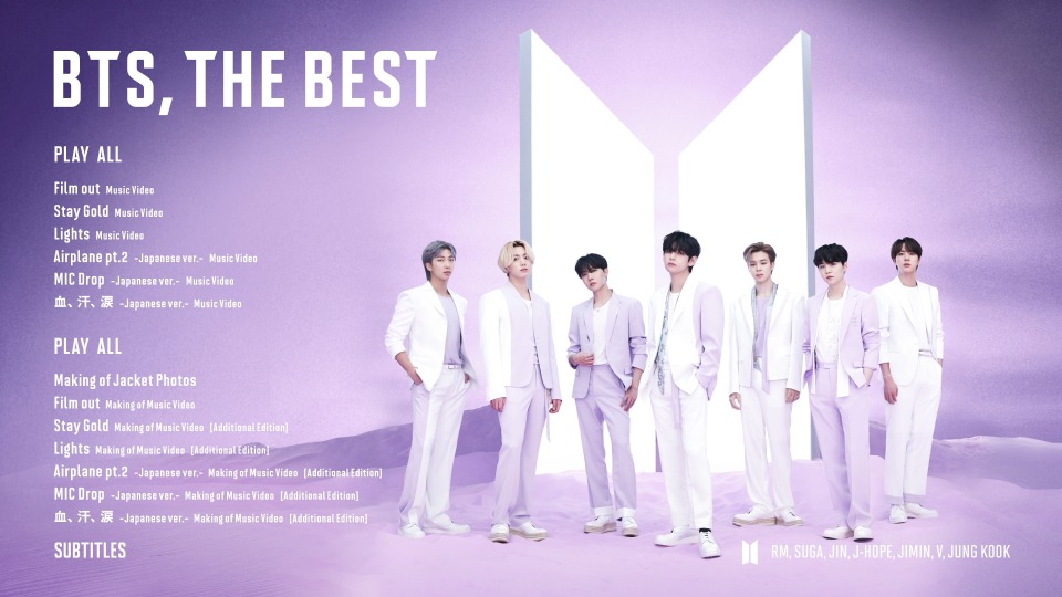 BTS 防弹少年团 – BTS, THE BEST (2021) 1080P蓝光原盘 [BDISO 46.2G]Blu-ray、蓝光演唱会、韩国演唱会2