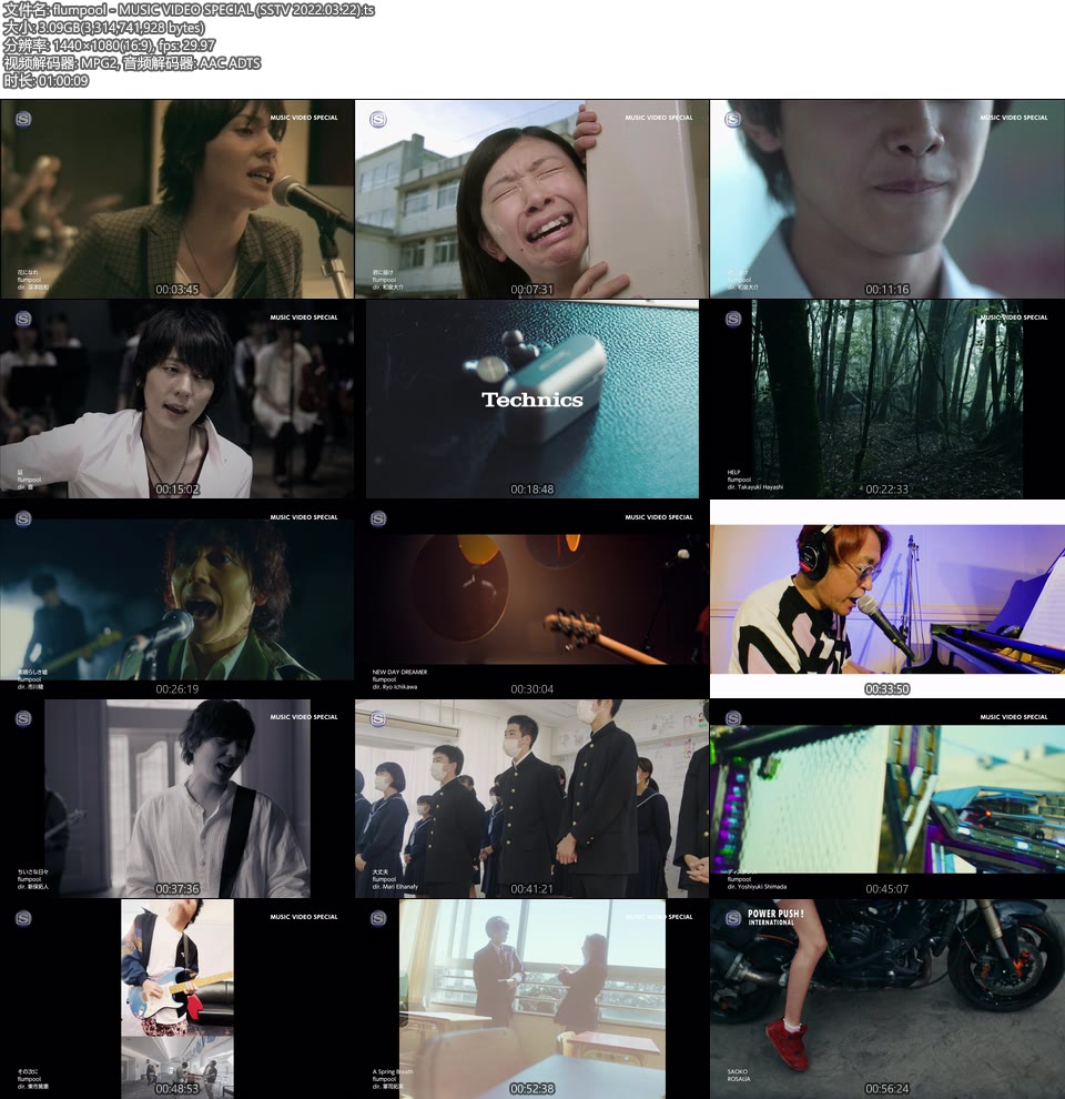 flumpool – MUSIC VIDEO SPECIAL (SSTV 2022.03.22) [HDTV 3.09G]WEB、日本MV、高清MV8