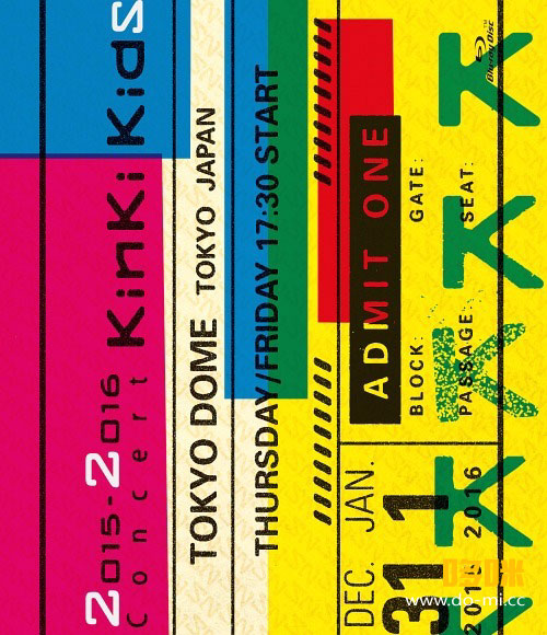 KinKi Kids 近畿小子 – 2015-2016 Concert KinKi Kids (2016) 1080P蓝光原盘 [2BD BDISO 63.6G]