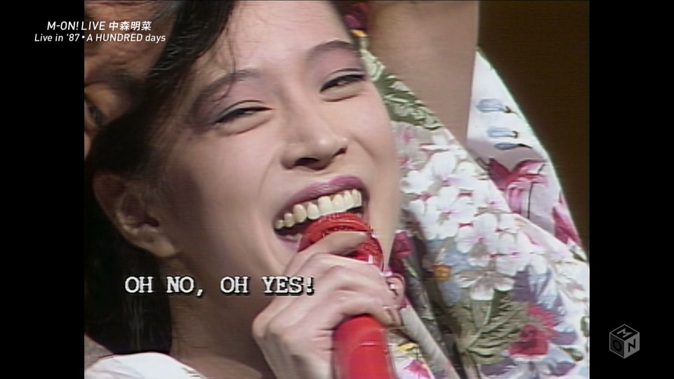 中森明菜 – Live in ′87 A HUNDRED days (M-ON! 2022.05.01) [HDTV 3.53G]