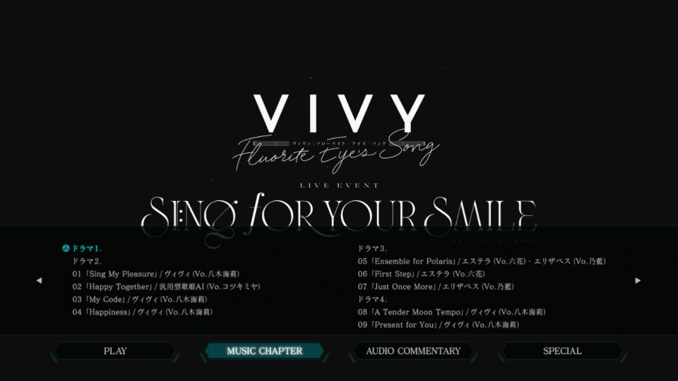 薇薇 : 萤石眼之歌音乐会 VIVY -Fluorite Eye′s Song- Live Event ~Sing for Your Smile~ [完全生産限定盤] (2022) 1080P蓝光原盘 [BDISO 44.1G]Blu-ray、日本演唱会、蓝光演唱会14