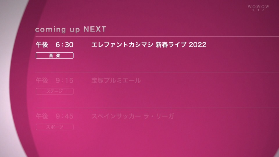 エレファントカシマシ – 新春ライブ 2022 (WOWOW Live 2022.03.20) [HDTV 22.8G]HDTV、日本现场、音乐现场2