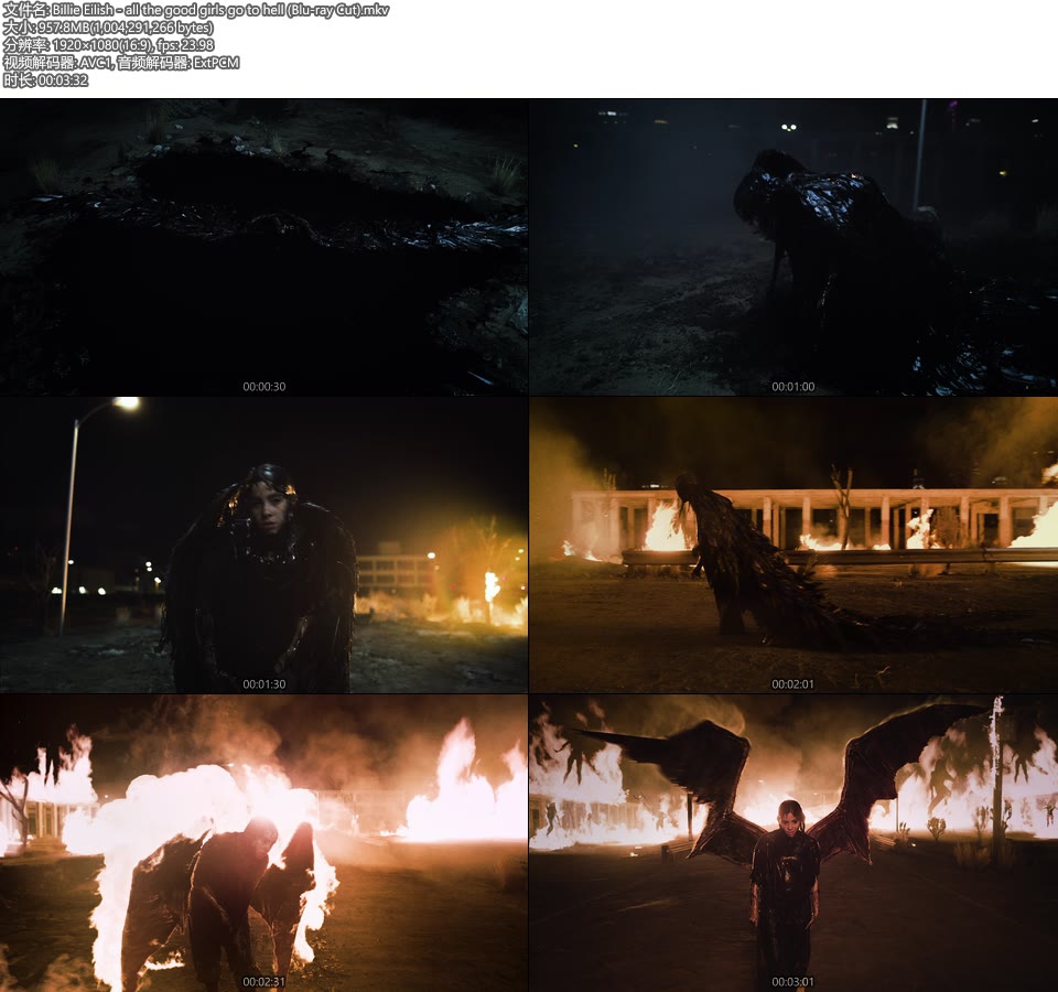 Billie Eilish – all the good girls go to hell (官方MV) [Blu-ray Cut 蓝光提取] [1080P 958M]Master、欧美MV、高清MV2