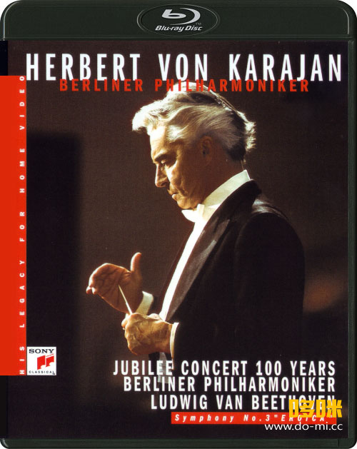 卡拉扬 – 百年庆典音乐会贝多芬第三交响曲 Herbert von Karajan & BPO – Jubilee Concert 100 Years / Beethoven Symphony No. 3 ′Eroica′ (2019) 1080P蓝光原盘 [BDMV 17.5G]