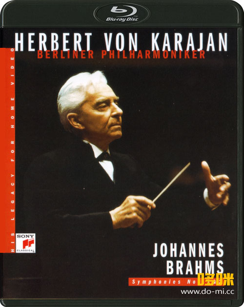 卡拉扬 – 勃拉姆斯第一/二交响曲 Herbert von Karajan & BPO – Brahms Symphonies Nos. 1 & 2 (2020) 1080P蓝光原盘 [BDMV 22.2G]