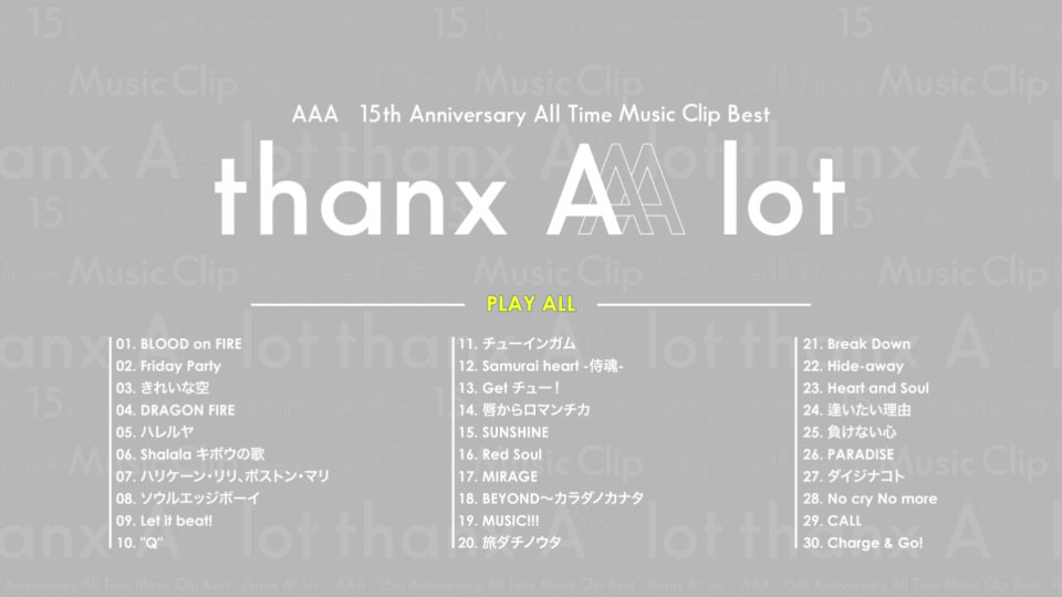 Amazon.co.jp: AAA DOME TOUR 15th ANNIVERSARY -thanx AAA lot