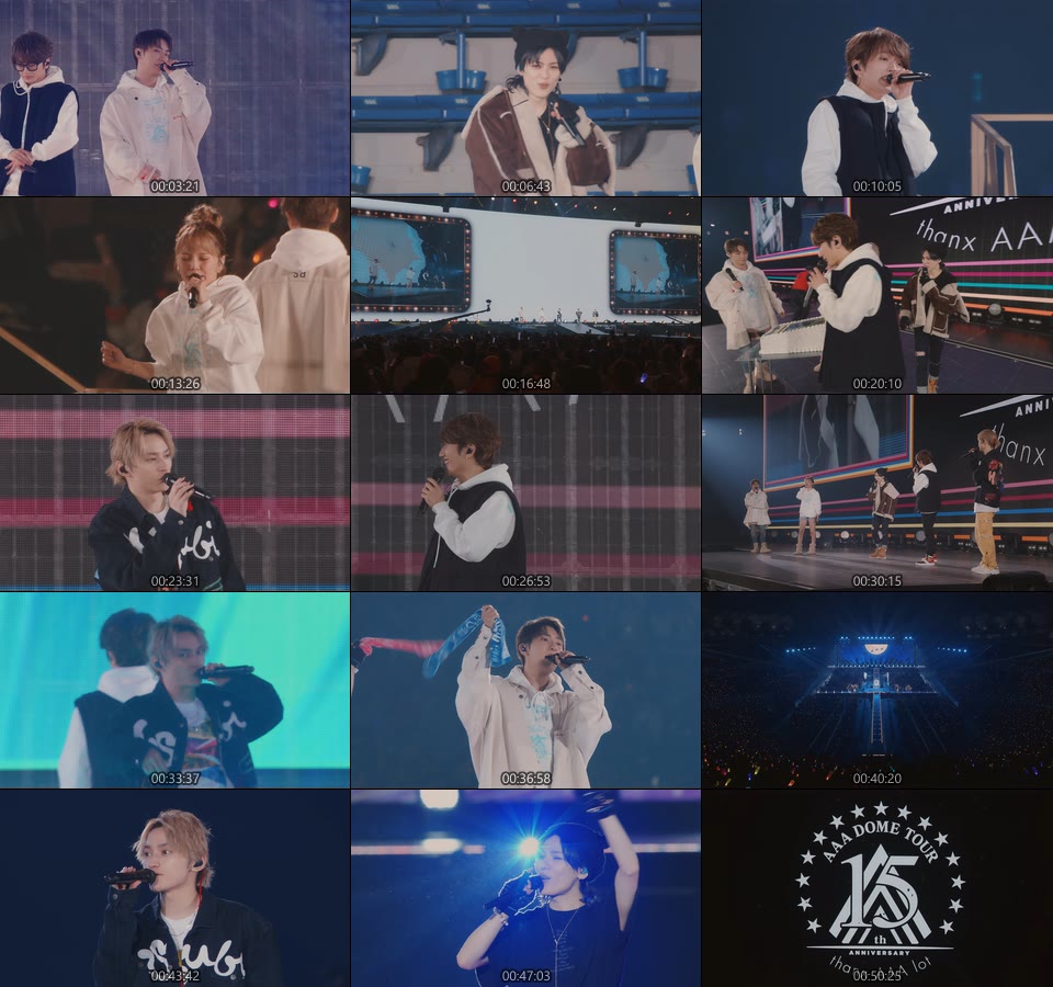 AAA – AAA DOME TOUR 15th ANNIVERSARY -thanx AAA lot- [Blu-ray4枚組] (2022) 1080P蓝光原盘 [4BD BDISO 96.7G]Blu-ray、推荐演唱会、日本演唱会、蓝光演唱会22