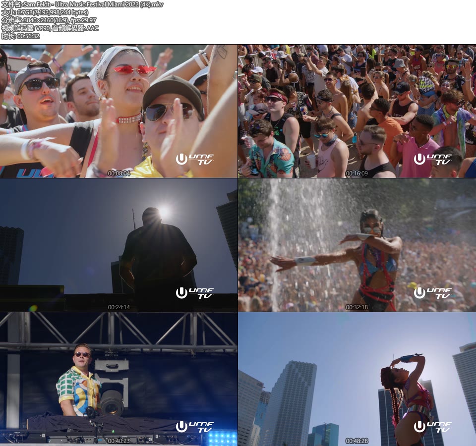 [4K] Sam Feldt – Ultra Music Festival Miami 2022 [WEB 2160P 6.7G]4K LIVE、WEB、欧美现场、音乐现场2