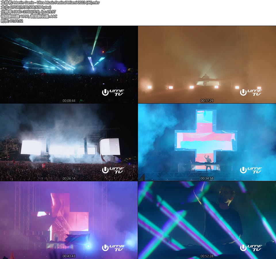 [4K] Martin Garrix – Ultra Music Festival Miami 2022 [WEB 2160P 6.7G]4K LIVE、WEB、欧美现场、音乐现场2