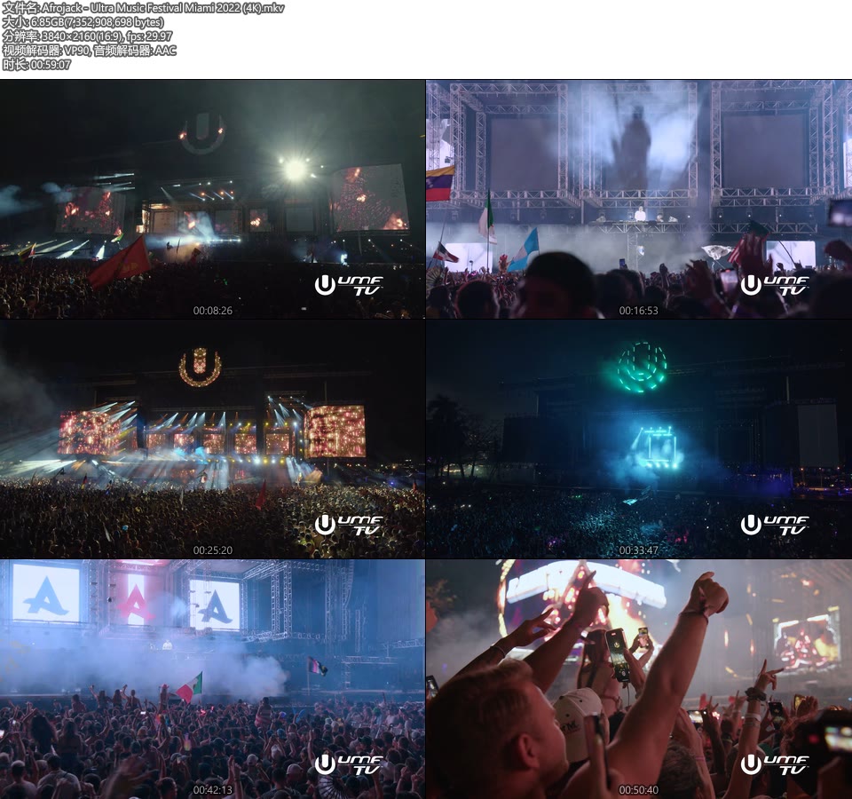 [4K] Afrojack – Ultra Music Festival Miami 2022 [WEB 2160P 6.85G]4K LIVE、WEB、欧美现场、音乐现场2