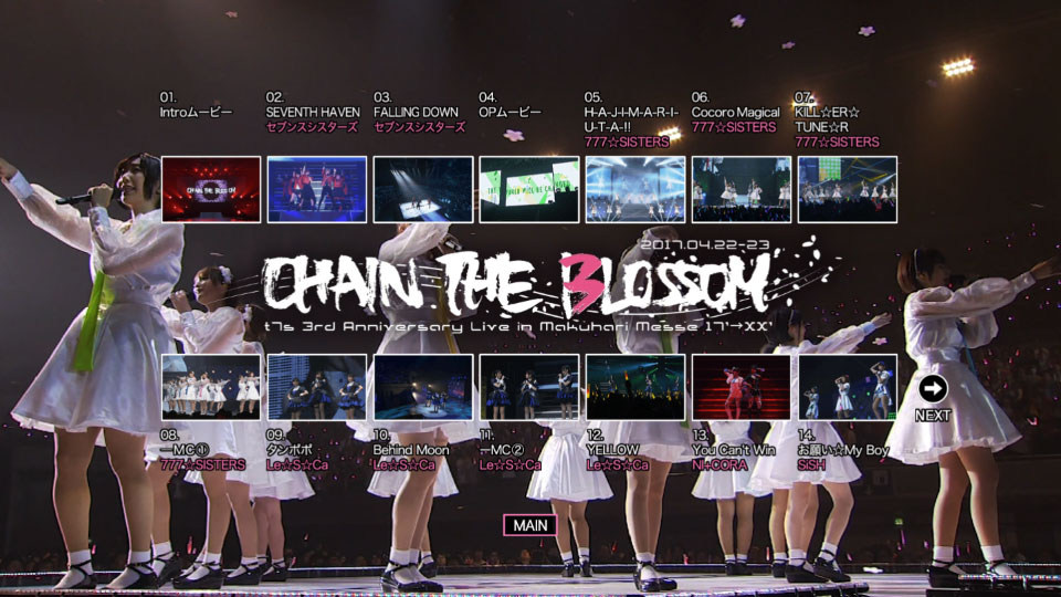 东京七姐妹 Tokyo 7th シスターズ – 3rd Anniversary Live 17′→XX -CHAIN THE BLOSSOM- in Makuhari Messe (2017) 1080P蓝光原盘 [BDISO 44.8G]Blu-ray、日本演唱会、蓝光演唱会12