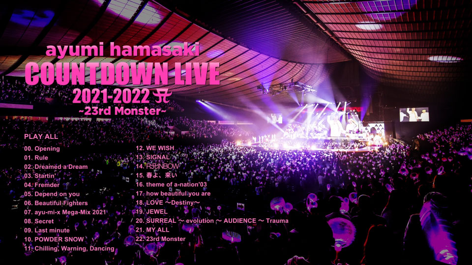 滨崎步 (Ayumi Hamasaki 浜崎あゆみ) – COUNTDOWN LIVE 2021-2022 A ~23rd Monster~ (2022) 1080P蓝光原盘 [2BD BDISO 71.2G]Blu-ray、日本演唱会、蓝光演唱会16