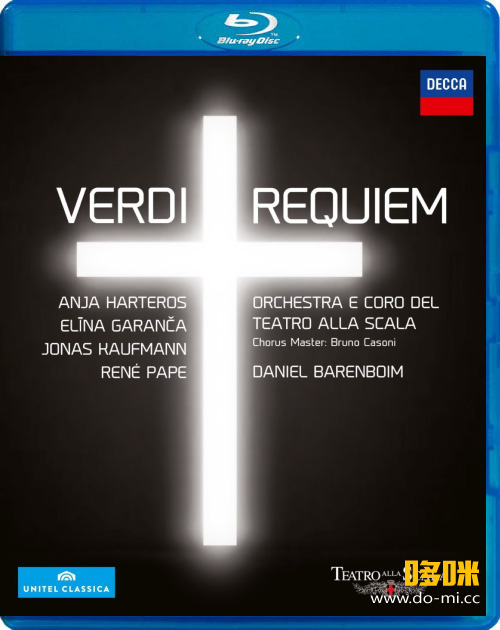 巴伦博伊姆 威尔第安魂曲 Verdi : Messa da Requiem (Daniel Barenboim, Teatro alla Scala) (2013) 1080P蓝光原盘 [BDMV 24.2G]