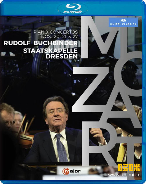 布赫宾德 莫扎特钢琴协奏曲 Mozart Piano Concertos No 20, 21 & 27 (Rudolf Buchbinder, Staatskapelle Dresden) (2016) 1080P蓝光原盘 [BDMV 21.4G]