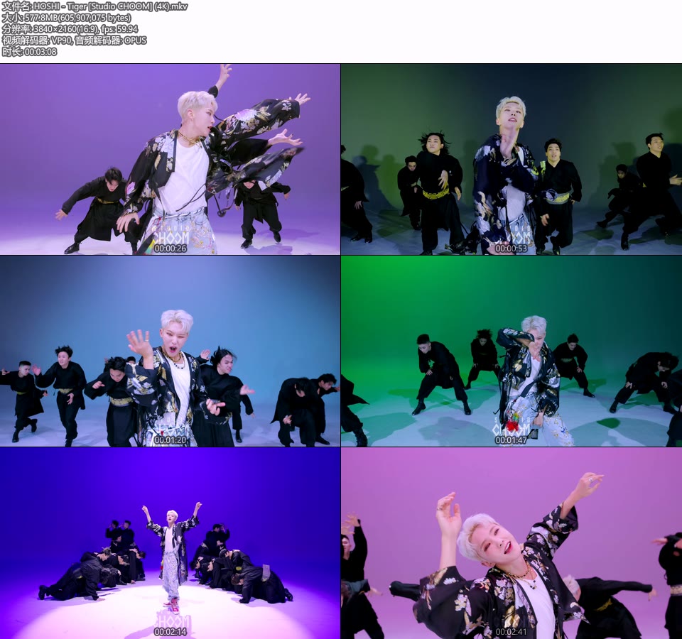 [4K] HOSHI – Tiger [Studio CHOOM] (舞蹈版MV) [2160P 578M]4K MV、WEB、韩国MV、高清MV2