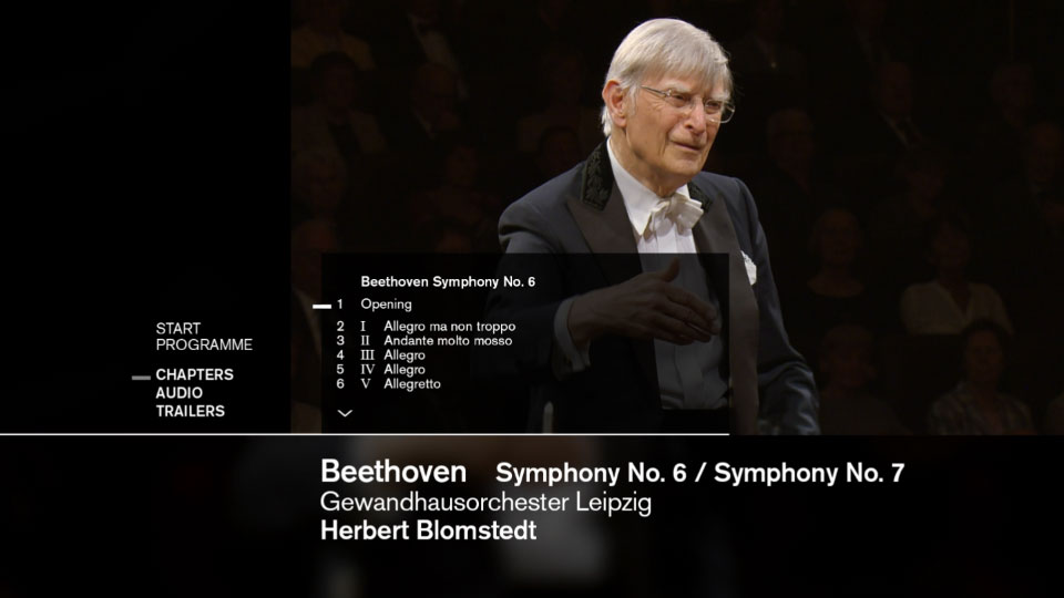 布隆斯泰特 贝多芬第6第7交响曲 Beethoven Symphonies Nos. 6 & 7 (Herbert Blomstedt, Gewandhausorchester) (2017) 1080P蓝光原盘 [BDMV 21.1G]Blu-ray、古典音乐会、蓝光演唱会12