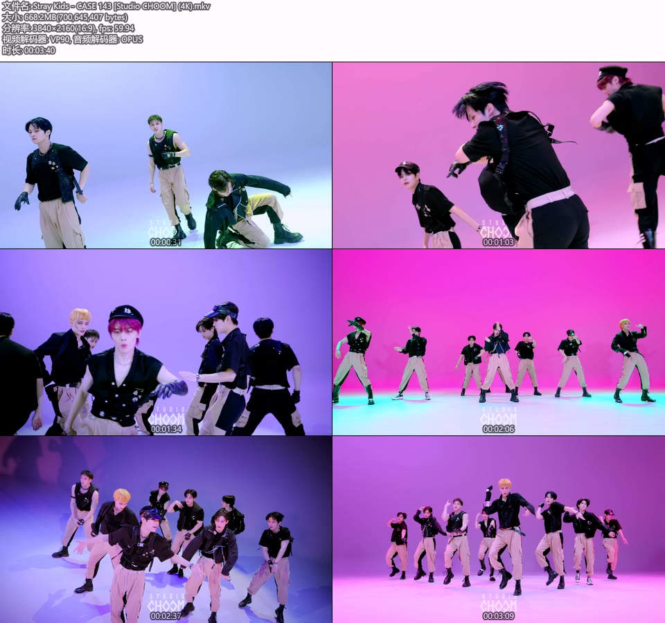 [4K] Stray Kids – CASE 143 [Studio CHOOM] [Studio CHOOM] [2160P 668M]4K MV、WEB、韩国MV、高清MV2
