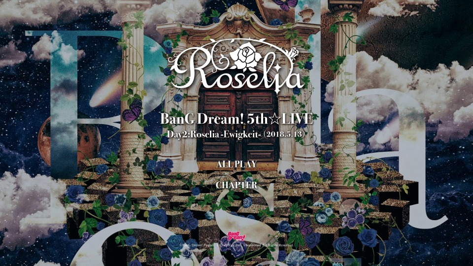 BanG Dream! Roselia「BanG Dream! 5th☆LIVE」Day2：Roselia -Ewigkeit- (2019) 1080P蓝光原盘 [CD+BD BDISO 34.1G]Blu-ray、日本演唱会、蓝光演唱会2