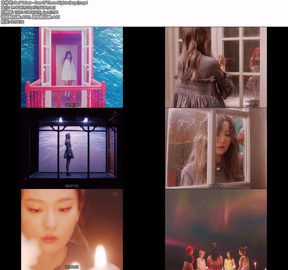 Red Velvet – One Of These Nights (Bugs!) (官方MV) [1080P 1.14G]Master、韩国MV、高清MV2