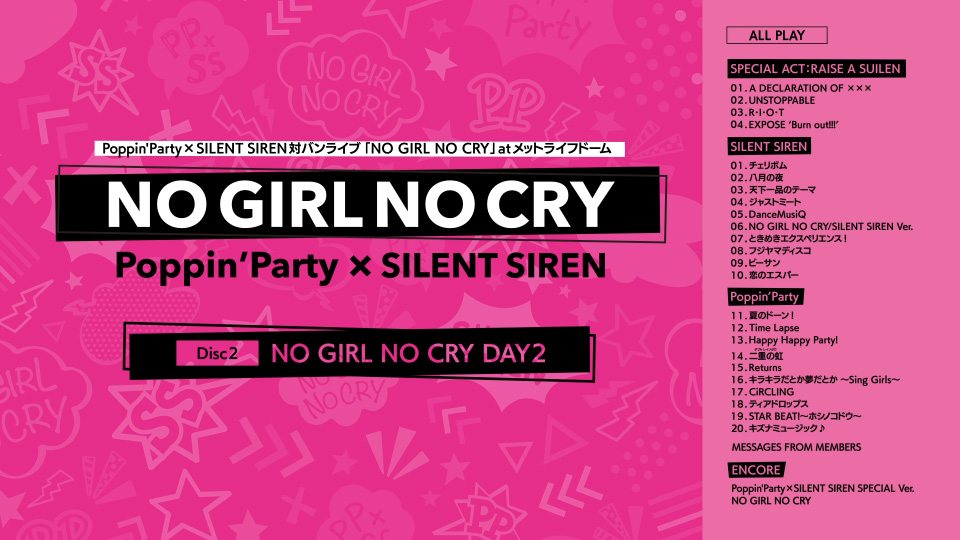 BanG Dream! Poppin′Party × SILENT SIREN 対バンライブ「NO GIRL NO CRY」atメットライフドーム (2022) 1080P蓝光原盘 [2BD BDISO 81.8G]Blu-ray、日本演唱会、蓝光演唱会18