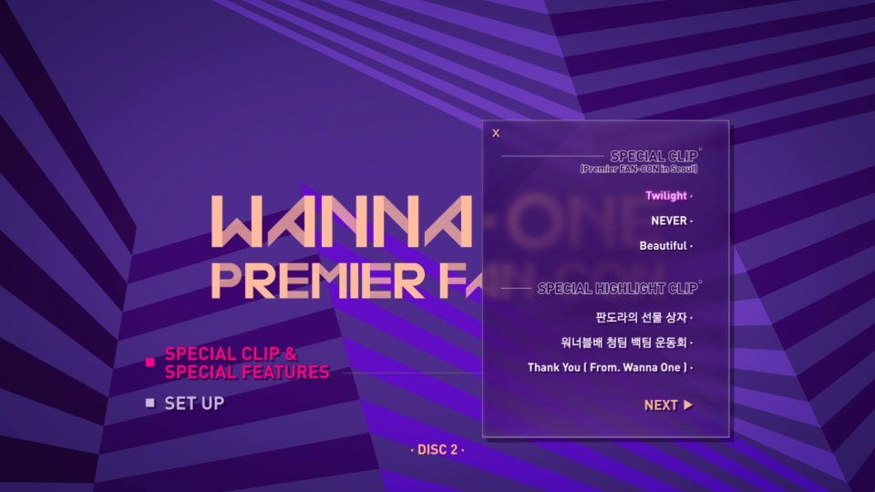 WANNA ONE – WANNA ONE PREMIER FAN-CON (2018) 1080P蓝光原盘 [2BD BDMV 70.8G]Blu-ray、蓝光演唱会、韩国演唱会16
