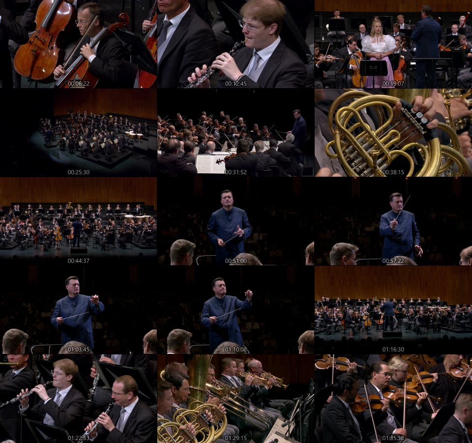 蒂勒曼, 嘉兰莎 瓦格纳与布鲁克纳 Wagner Wesendonck Lieder & Bruckner Symphony No. 4 (2021) 1080P蓝光原盘 [BDMV 20.7G]Blu-ray、古典音乐会、蓝光演唱会14
