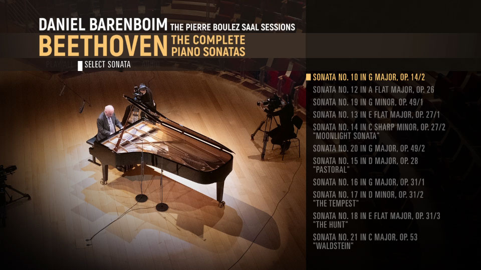 巴伦博伊姆 贝多芬钢琴奏鸣曲全集 Beethoven The Complete Piano Sonatas (Daniel Barenboim, The Pierre Boulez Saal Sessions) (2022) 1080P蓝光原盘 [4BD BDMV 175.5G]Blu-ray、古典音乐会、推荐演唱会、蓝光演唱会22