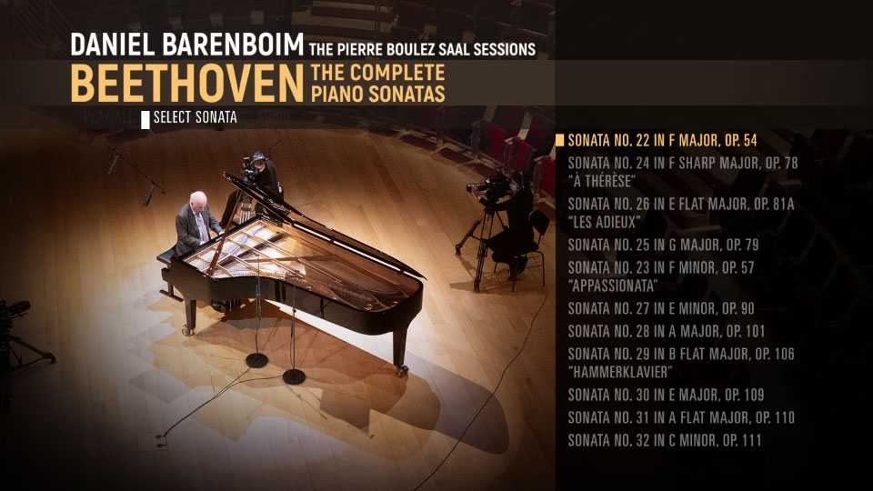 巴伦博伊姆 贝多芬钢琴奏鸣曲全集 Beethoven The Complete Piano Sonatas (Daniel Barenboim, The Pierre Boulez Saal Sessions) (2022) 1080P蓝光原盘 [4BD BDMV 175.5G]Blu-ray、古典音乐会、推荐演唱会、蓝光演唱会26