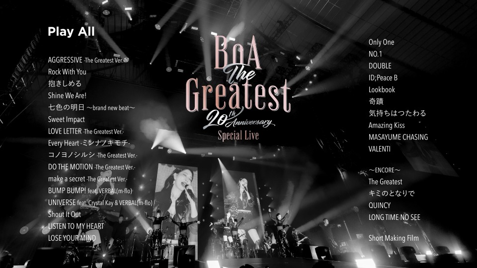 BoA 宝儿 – BoA 20th Anniversary Special Live ~The Greatest~ 20周年演唱会 (2022) 1080P蓝光原盘 [BDISO 38.5G]Blu-ray、Blu-ray、推荐演唱会、日本演唱会、蓝光演唱会、韩国演唱会14
