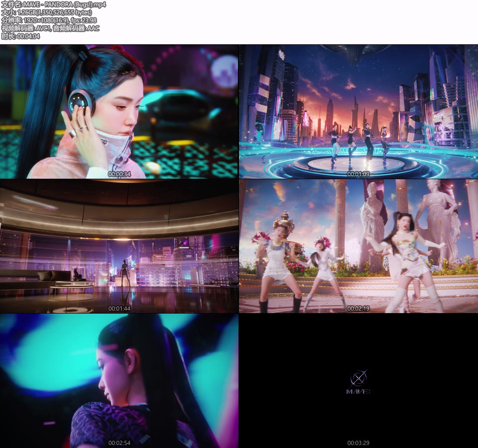 MAVE – PANDORA (Bugs!) (官方MV) [1080P 1.26G]Master、韩国MV、高清MV2