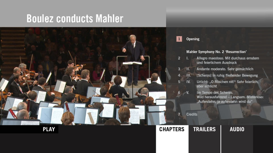 布列兹 马勒第二交响曲 Mahler Symphony No. 2 (Pierre Boulez, Staatskapelle Berlin) (2011) 1080P蓝光原盘 [BDMV 21.4G]Blu-ray、古典音乐会、蓝光演唱会12