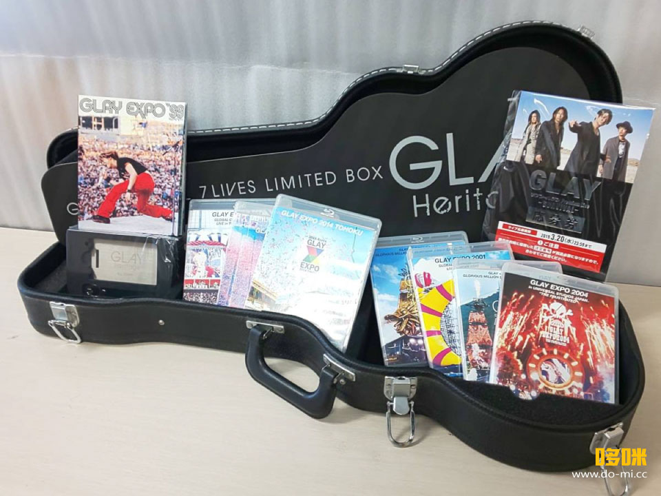 GLAY – GLAY SPECIAL 7 LIVES LIMITED BOX THE GLAY HERITAGE (2019) 1080P蓝光原盘 [7BD BDISO 305.4G]Blu-ray、Blu-ray、摇滚演唱会、日本演唱会、蓝光演唱会2