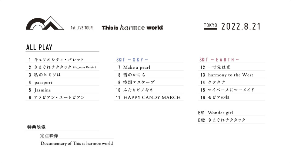 harmoe – harmoe 1st LIVE TOUR“This is harmoe world”(2022) 1080P蓝光原盘 [BDISO 45.8G]Blu-ray、日本演唱会、蓝光演唱会14