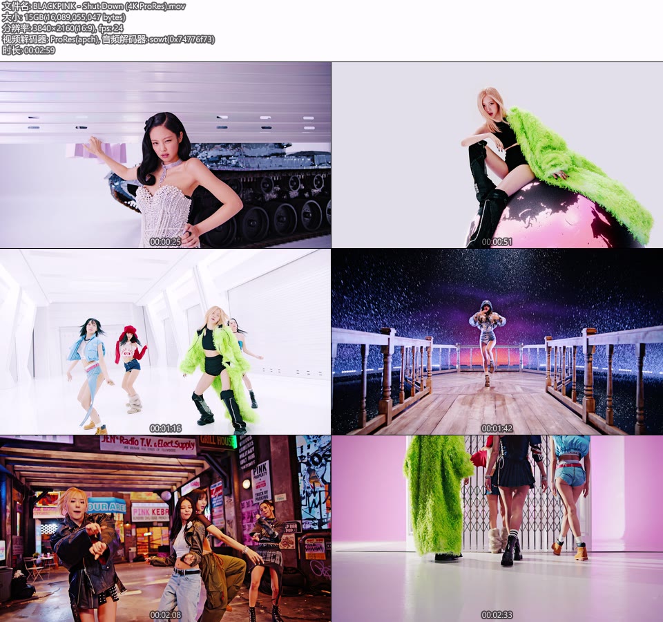 [PR/4K] BLACKPINK – Shut Down (官方MV) [ProRes] [2160P 15.0G]4K MV、Master、ProRes、推荐MV、韩国MV、高清MV2