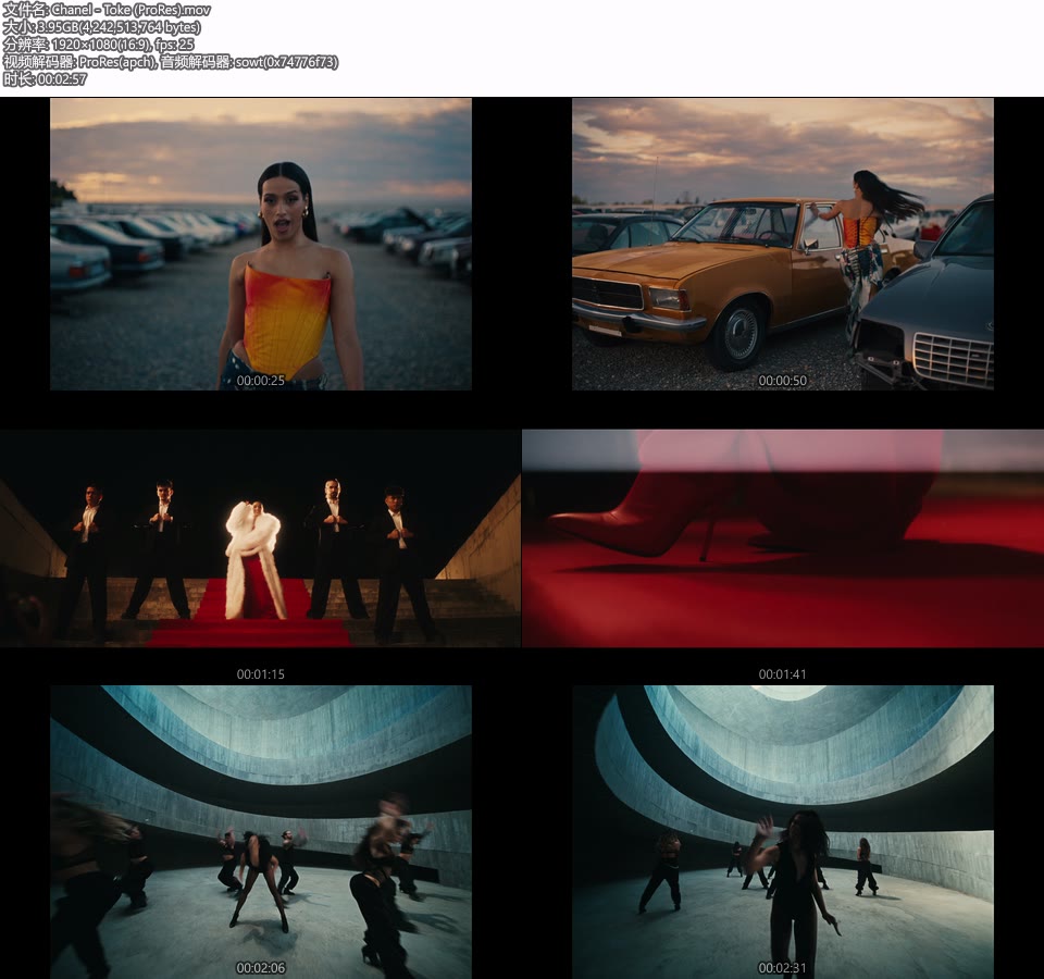 [PR] Chanel – Toke (官方MV) [ProRes] [1080P 3.95G]Master、ProRes、欧美MV、高清MV2