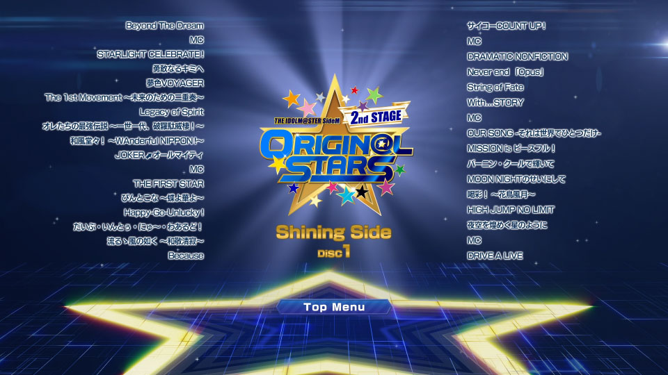 THE IDOLM@STER SideM 2nd STAGE ~ORIGIN@L STARS~ (2017) 1080P蓝光原盘 [5BD BDISO 163.7G]Blu-ray、日本演唱会、蓝光演唱会2