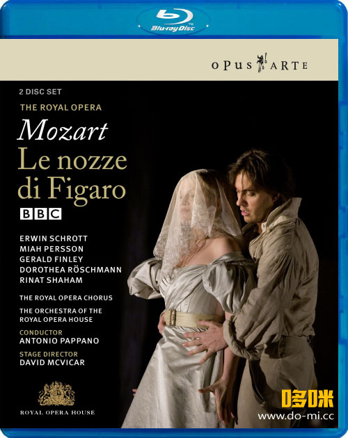 莫扎特歌剧 : 费加罗的婚礼 Mozart : Le Nozze Di Figaro (Antonio Pappano, Royal Opera House) (2010) 1080P蓝光原盘 [2BD BDMV 61.2G]