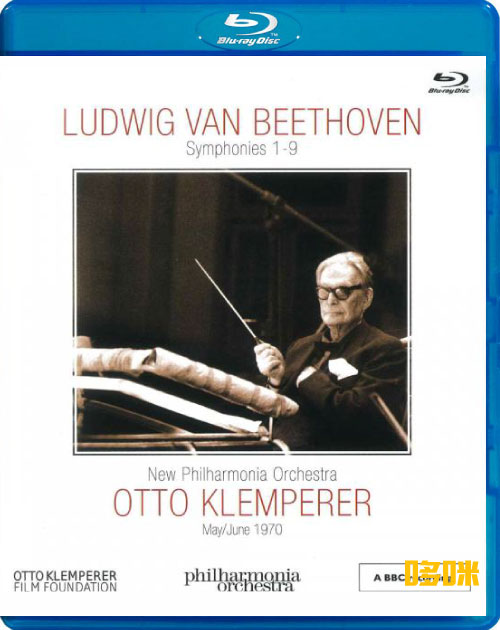 克伦佩勒 贝多芬交响曲全集 Beethoven Symphonies 1-9 (Otto Klemperer, New Philharmonia Orchestra) (2020) 1080P蓝光原盘 [5BD BDMV 99.3G]