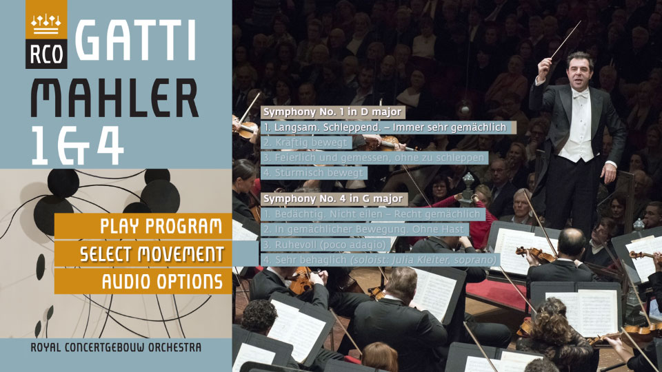 加蒂 马勒第一四交响曲 Mahler Symphonies Nos. 1 & 4 (Daniele Gatti, Royal Concertgebouw Orchestra) (2019) 1080P蓝光原盘 [BDMV 22.6G]Blu-ray、古典音乐会、蓝光演唱会12