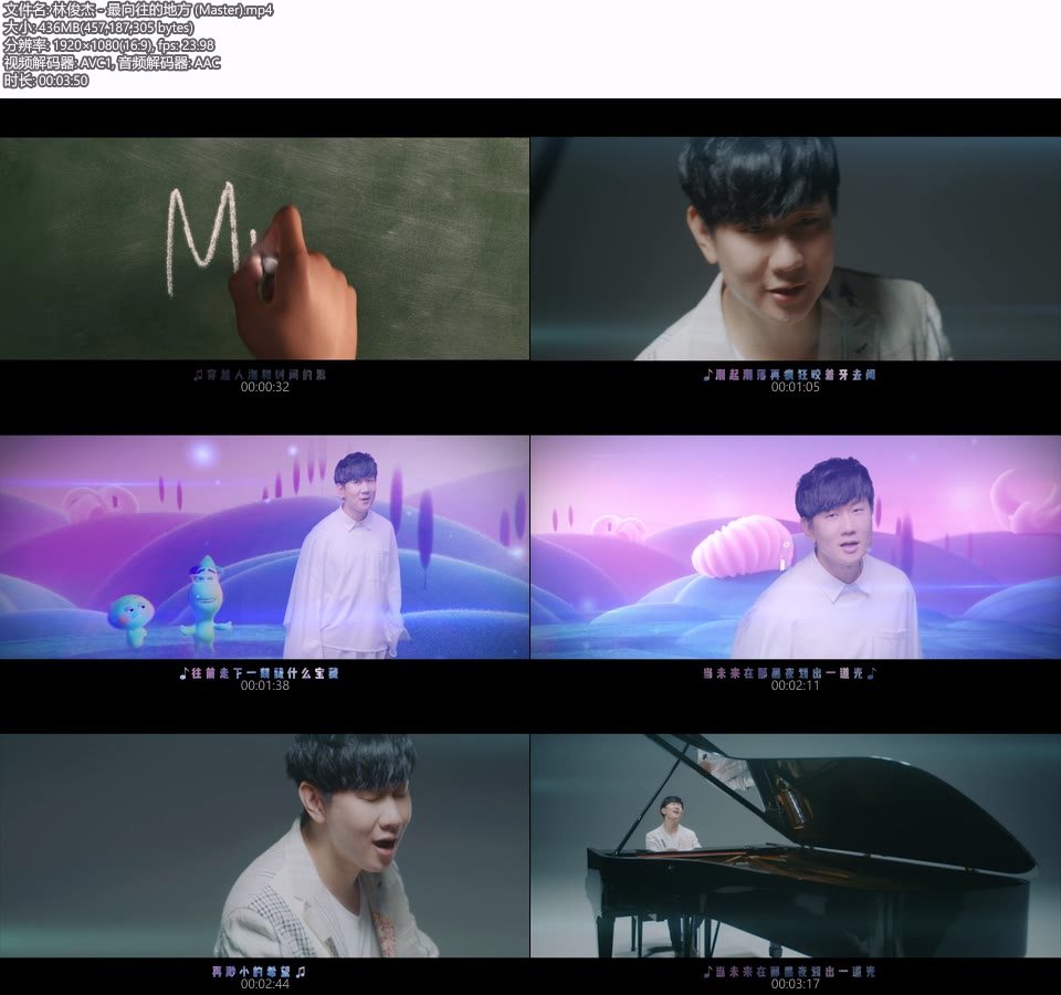 林俊杰 – 最向往的地方 (官方MV) [Master] [1080P 436M]Master、华语MV、高清MV2