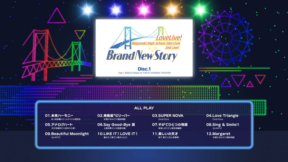 LoveLive! 虹ヶ咲学園スクールアイドル同好会 2nd Live! Brand New Story & Back to the TOKIMEKI Blu-ray Memorial BOX (2021) 1080P蓝光原盘 [5BD BDMV 154.2G]Blu-ray、日本演唱会、蓝光演唱会2
