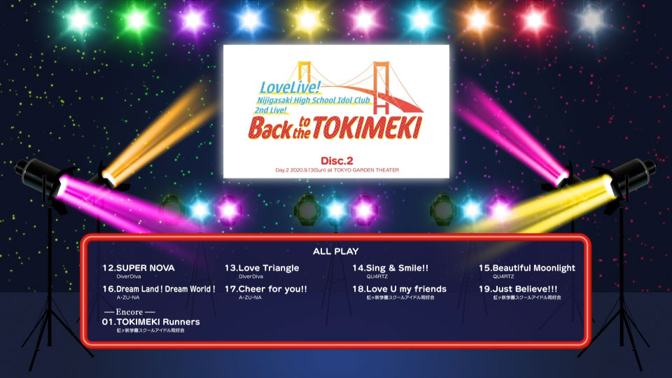 LoveLive! 虹ヶ咲学園スクールアイドル同好会 2nd Live! Brand New Story & Back to the TOKIMEKI Blu-ray Memorial BOX (2021) 1080P蓝光原盘 [5BD BDMV 154.2G]Blu-ray、日本演唱会、蓝光演唱会14
