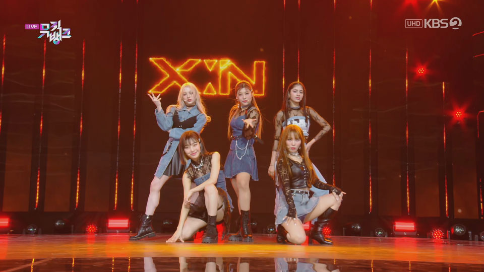 [4K60P] X:IN – Keeping The Fire (Music Bank KBS 20230414) [UHDTV 2160P 1.53G]