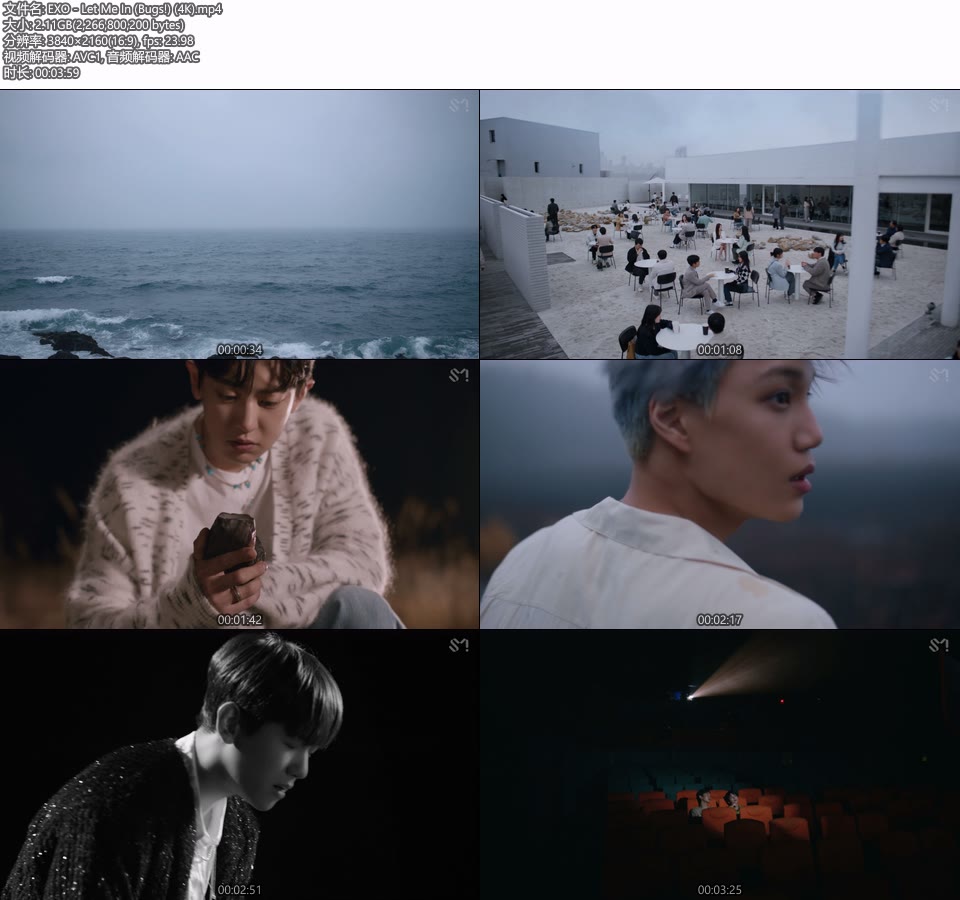 [4K] EXO – Let Me In (Bugs!) (官方MV) [2160P 2.11G]4K MV、Master、韩国MV、高清MV2